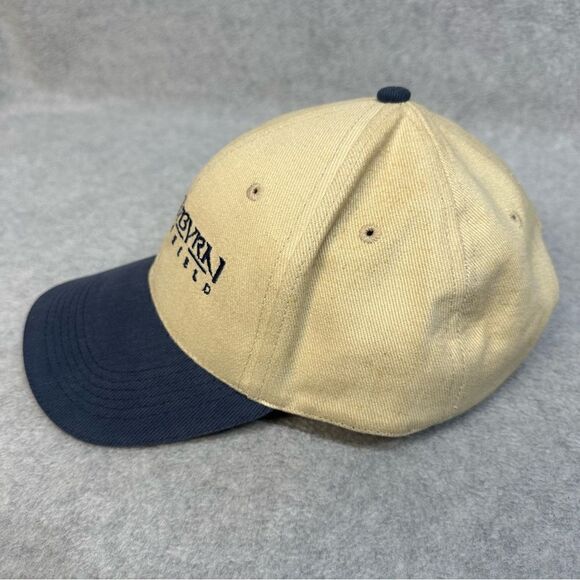 Pennybyrn Maryfield Hat Cap Adult OSFA Beige Blue Strapback Dog Daze Black Label - Picture 4 of 10